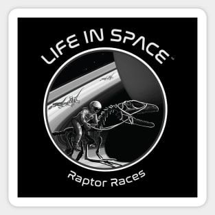 Life in Space: Raptor Races Sticker